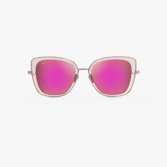 Maui Jim Accessories - Maui Jim Violet Lake Sunglasses in Sunrise with pink transparent lenses